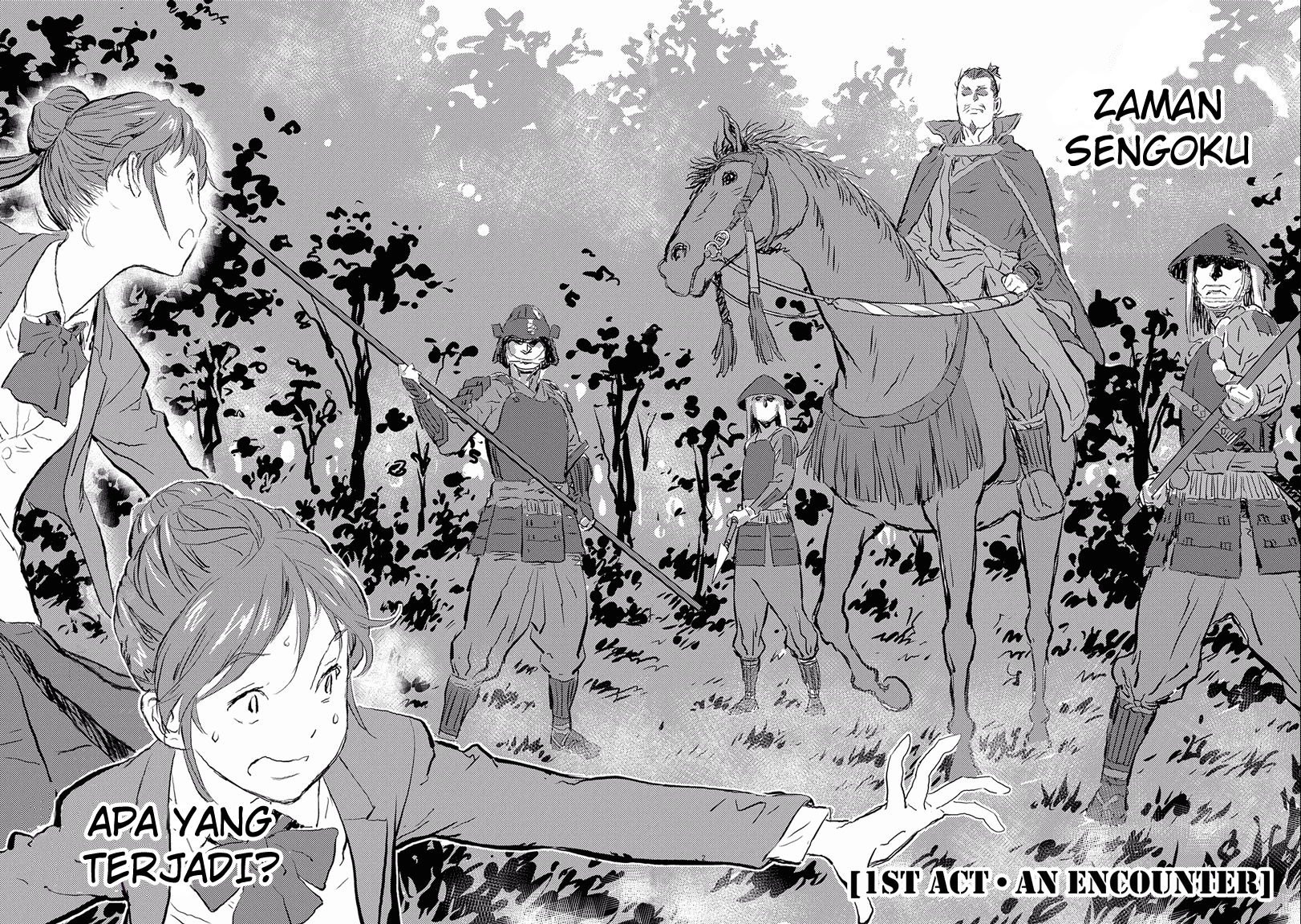 Sengoku Komachi Kuroutan: Noukou Giga Chapter 01 Gambar 4