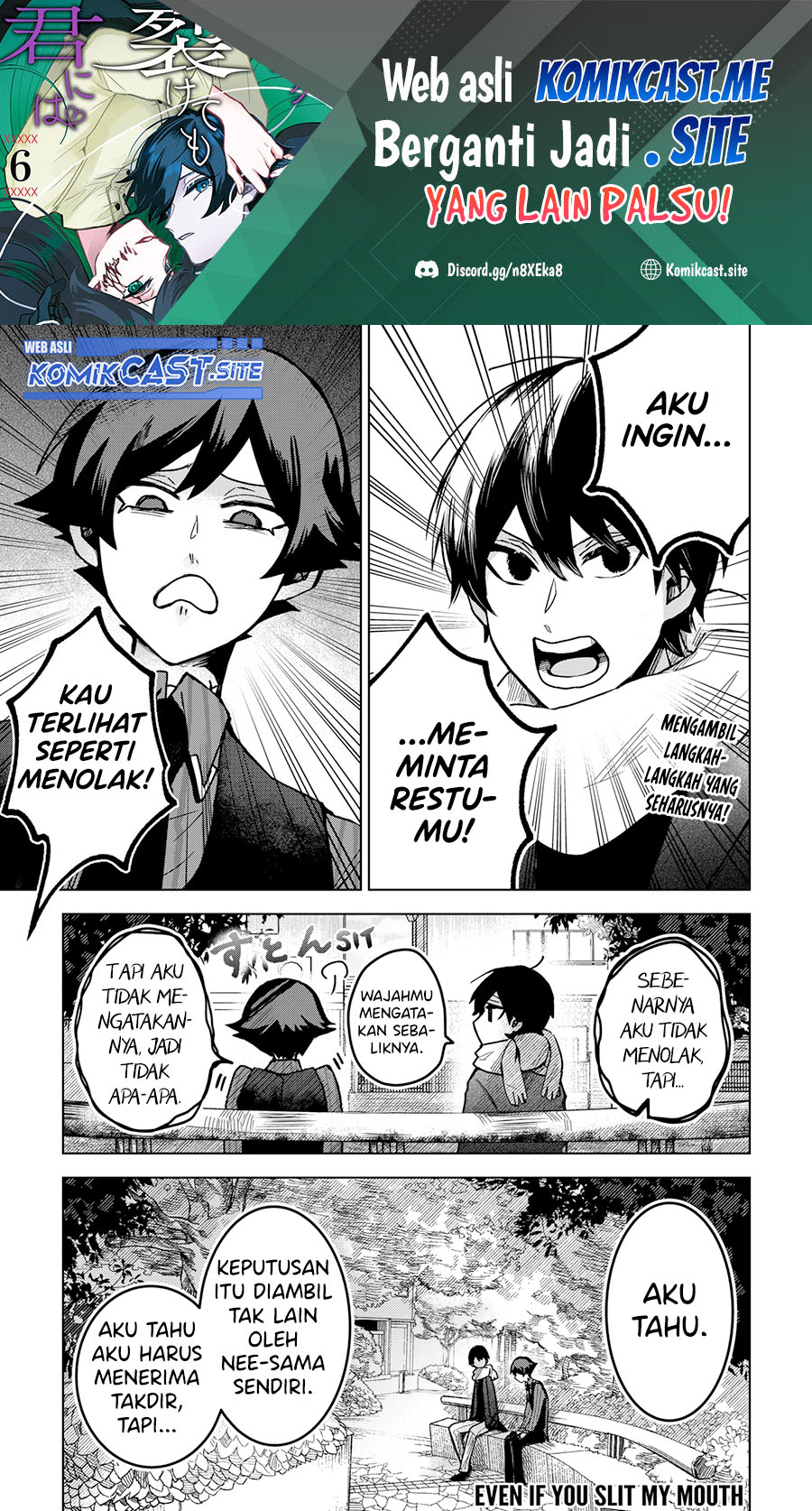 Baca Manga Kuchi ga Saketemo Kimi ni wa Chapter 50 Gambar 2