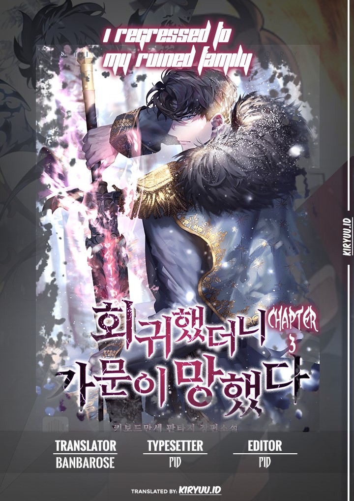 Baca Komik I Regressed to My Ruined Family Chapter 03 Gambar 1