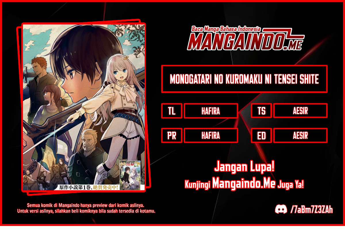 Baca Komik Monogatari no Kuromaku ni Tensei shite Chapter 01.1 Gambar 1