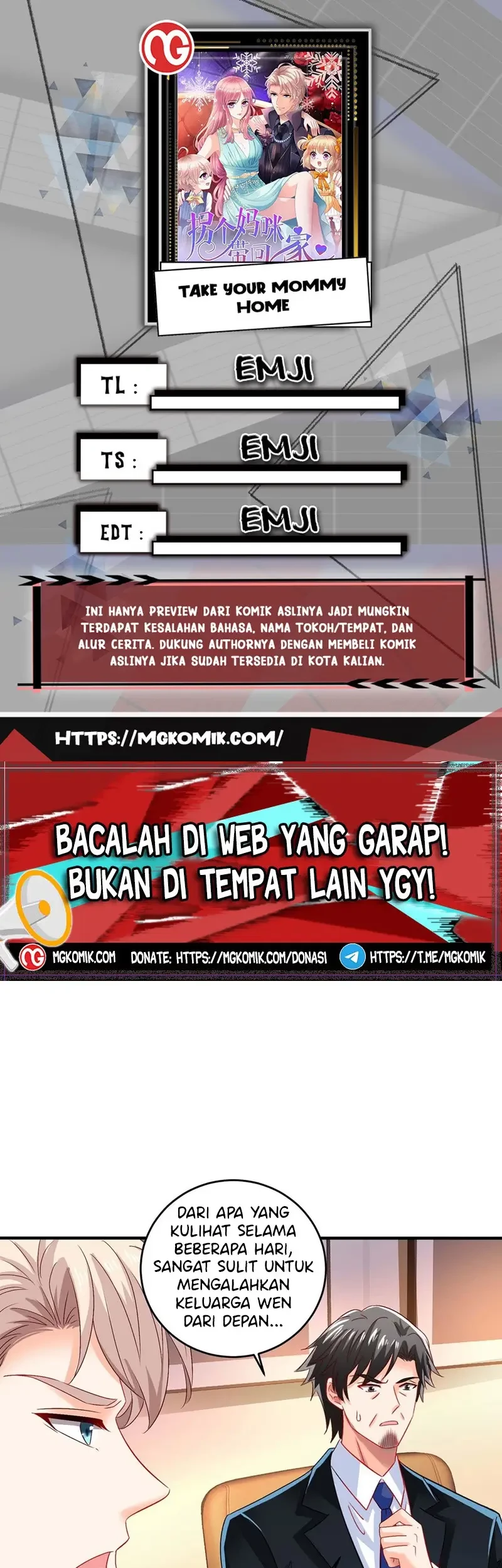 Baca Komik Take Your Mommy Home Chapter 402 Gambar 1