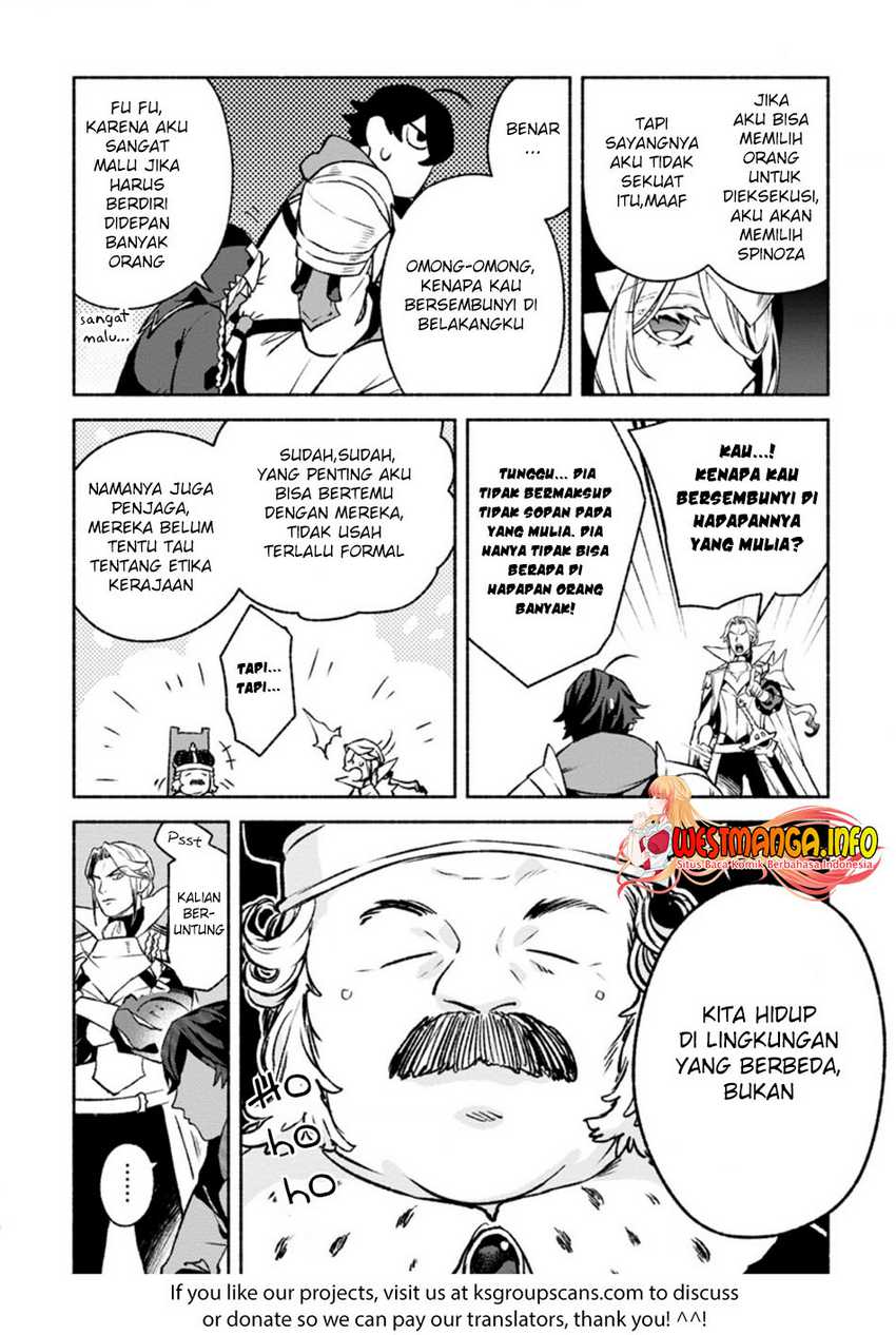 Sono Monban, Saikyou Nitsuki: Tsuihou Sareta Bougyo Ryoku 9999 no Senshi, Outo no Monban Toshite Musou Suru Chapter 14.1 Gambar 11