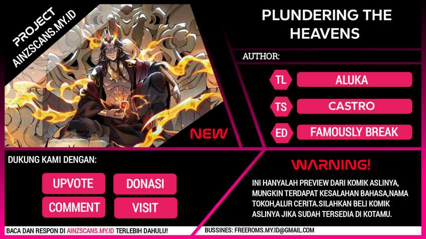 Baca Komik Plundering The Heavens Chapter 19 Gambar 1
