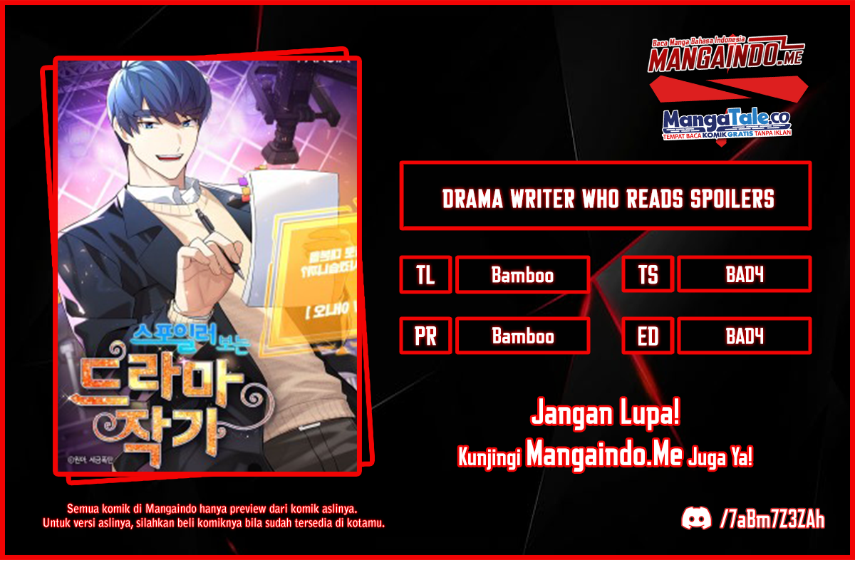 Baca Komik Drama Writer Who Reads Spoilers Chapter 01 Gambar 1