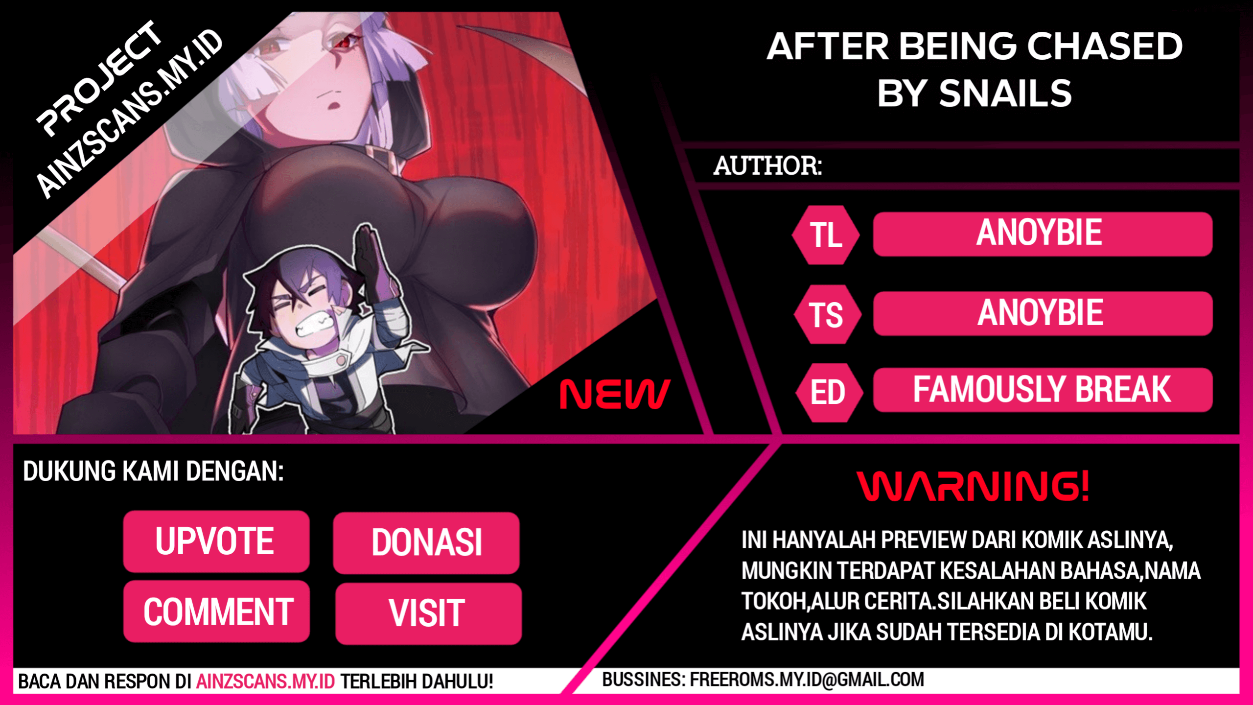Baca Komik After Being Chased By Snails Chapter 02 Gambar 1
