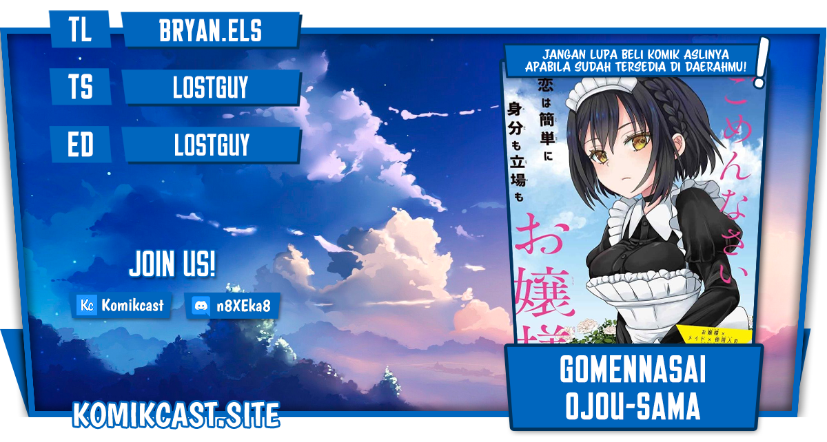 Komik Gomennasai Ojou-sama, Ore wa Maid ga Suki nan desu Chapter 10 gambar nomor 1