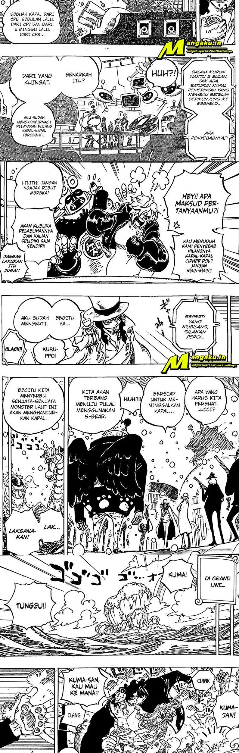 One Piece Chapter 1068 Gambar 3