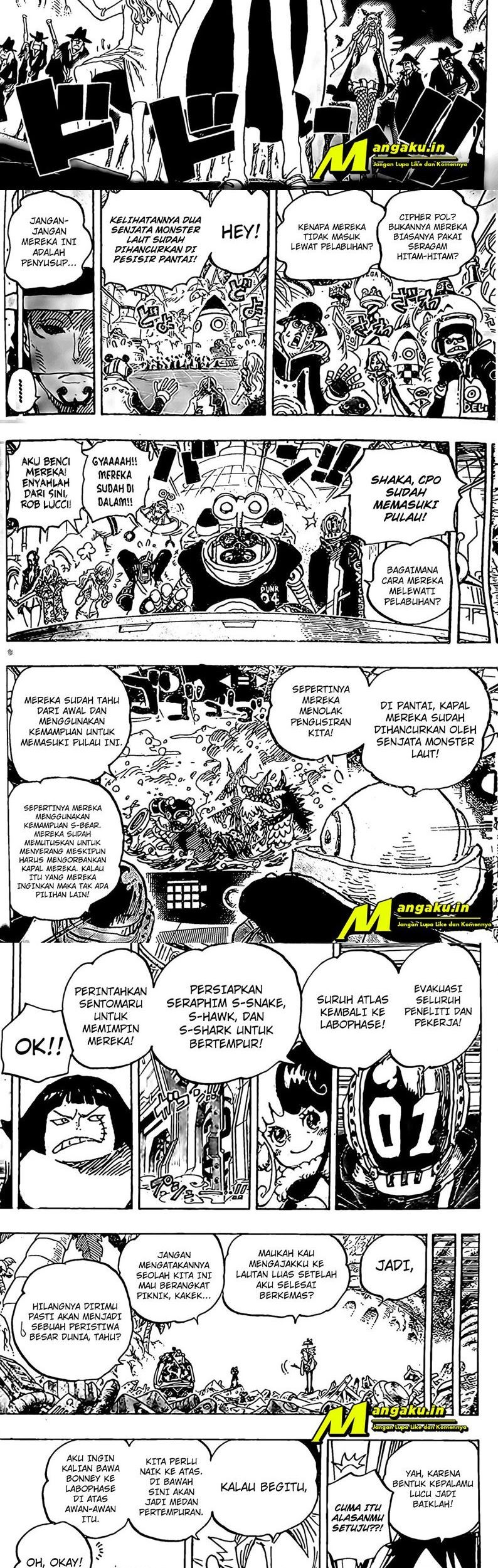 One Piece Chapter 1068 Gambar 7