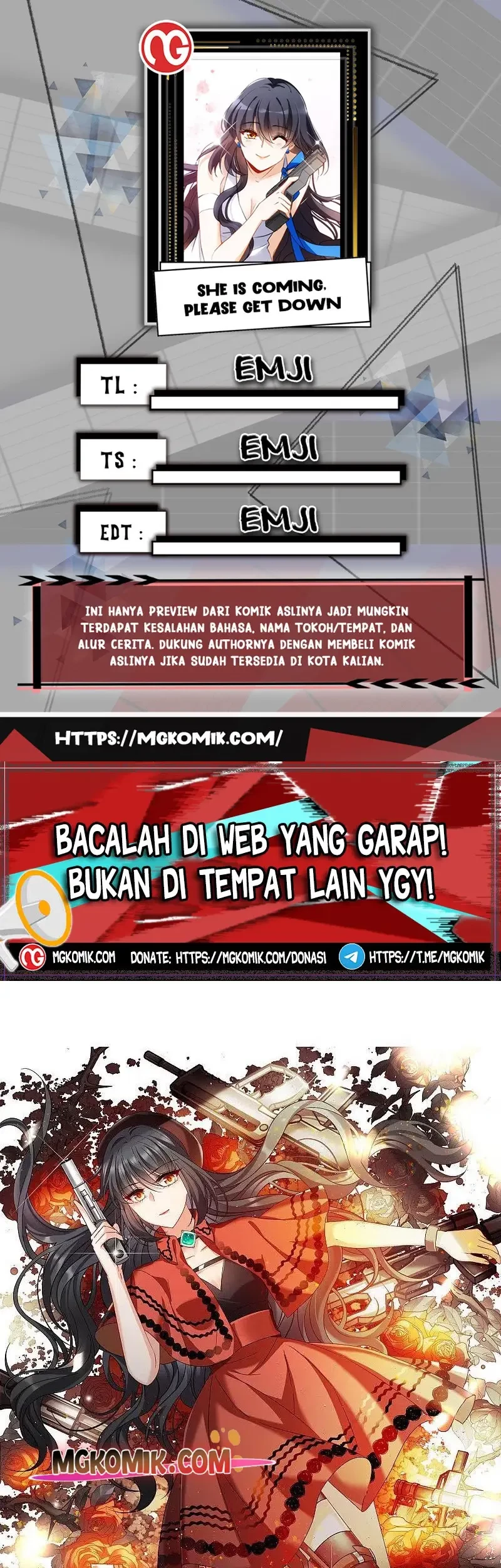 Komik She Is Coming, Please Get Down! Chapter 97.1 gambar nomor 1