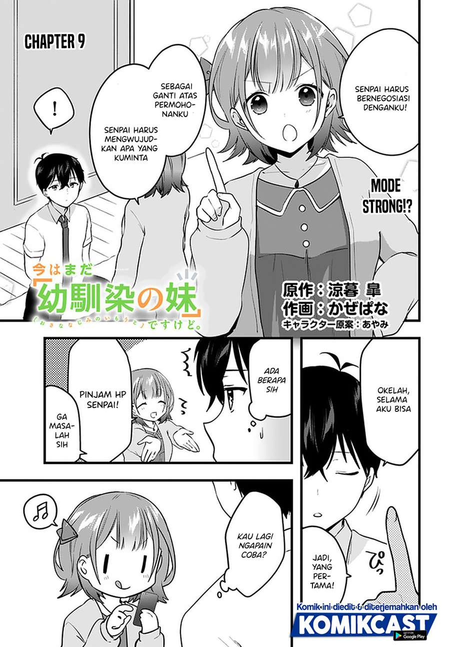 Baca Komik Ima wa Mada “Osananajimi no Imouto” Desu kedo. Chapter 9 Gambar 1