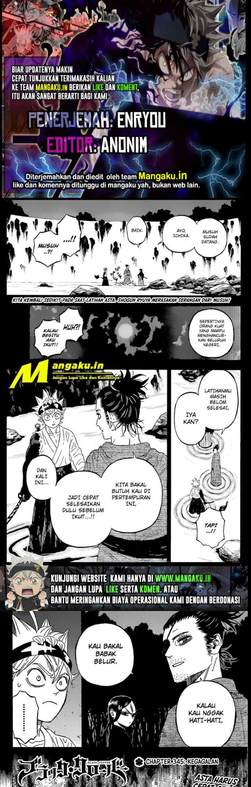 Baca Komik Black Clover Chapter 345 Gambar 1