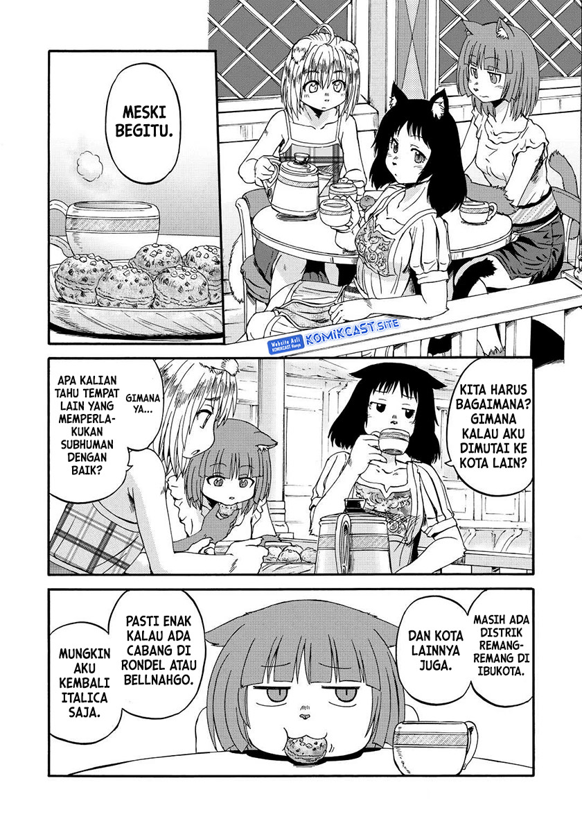 Gate – Jietai Kare no Chi nite Kaku Tatakeri Chapter 118 Gambar 10