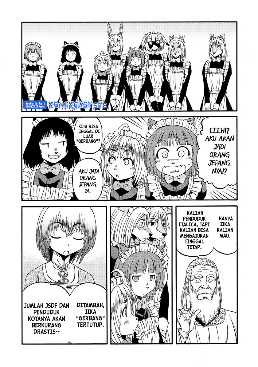 Gate – Jietai Kare no Chi nite Kaku Tatakeri Chapter 118 Gambar 8