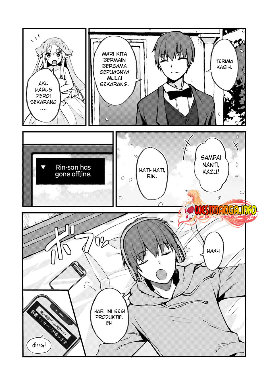 Netoge no Yome ga Ninki Idol datta Chapter 01 Gambar 14