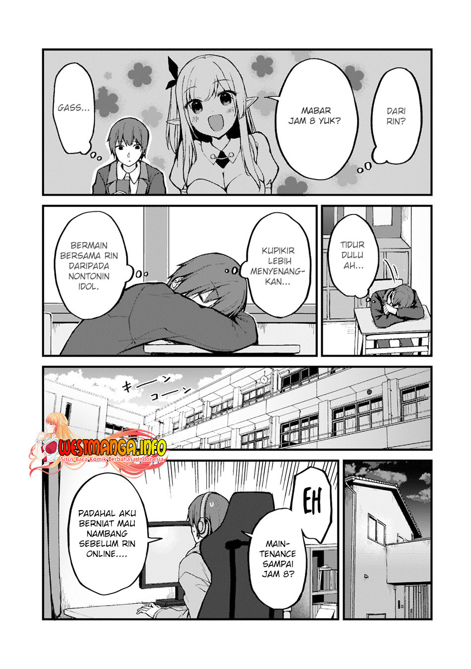 Netoge no Yome ga Ninki Idol datta Chapter 01 Gambar 21