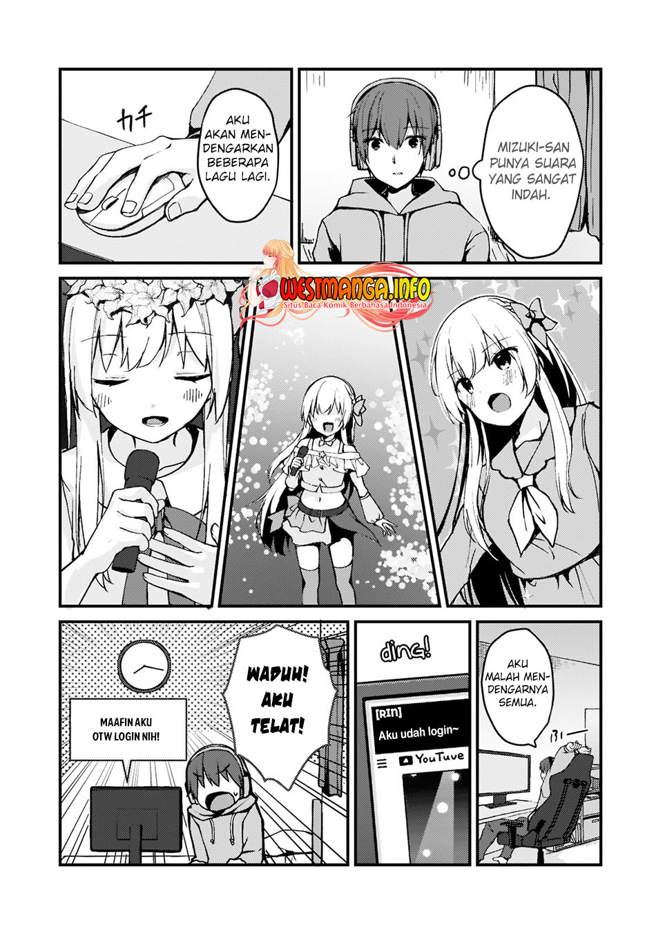Netoge no Yome ga Ninki Idol datta Chapter 01 Gambar 25
