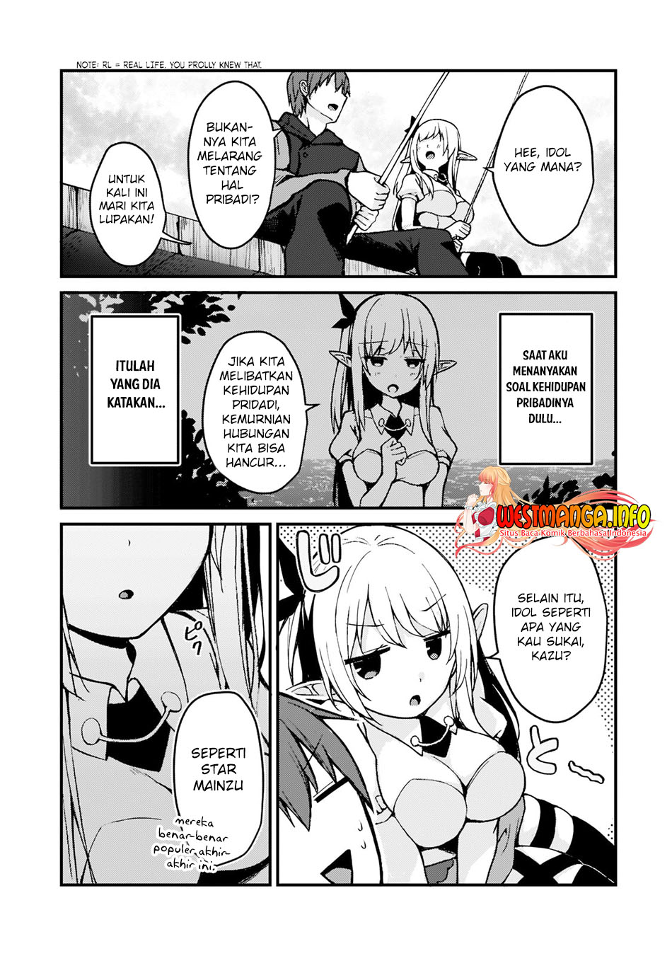 Netoge no Yome ga Ninki Idol datta Chapter 01 Gambar 29