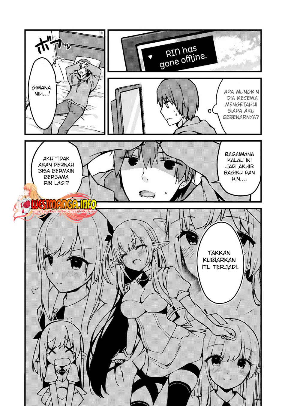 Netoge no Yome ga Ninki Idol datta Chapter 01 Gambar 35