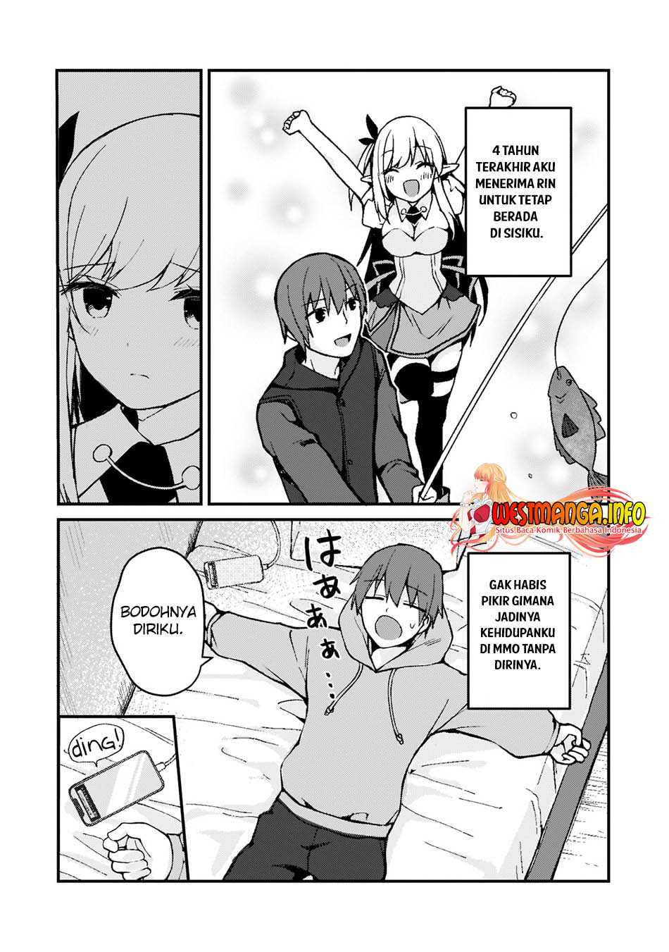 Netoge no Yome ga Ninki Idol datta Chapter 01 Gambar 36