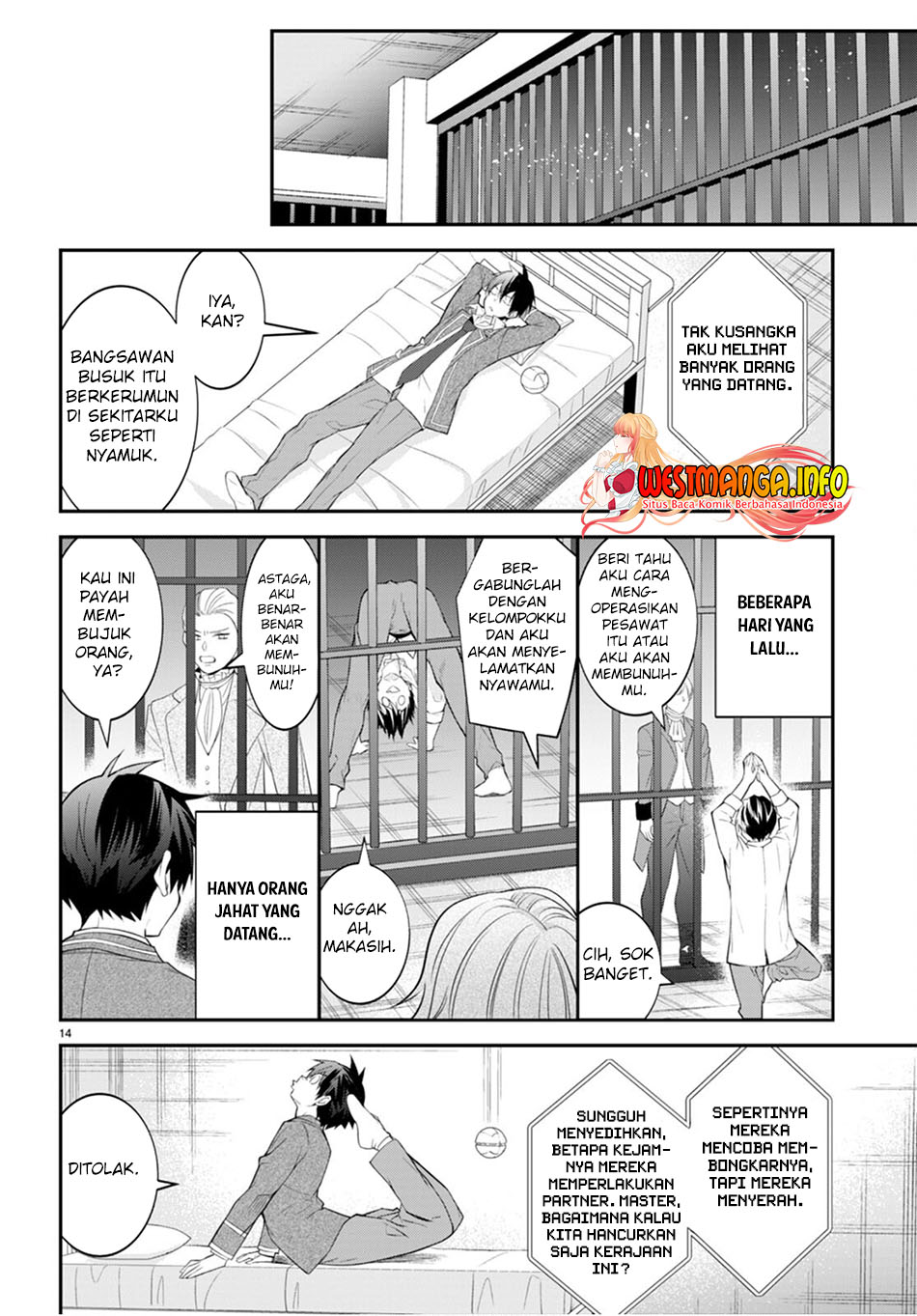 Otome Game Sekai wa Mob ni Kibishii Sekai Desu Chapter 48 Gambar 17