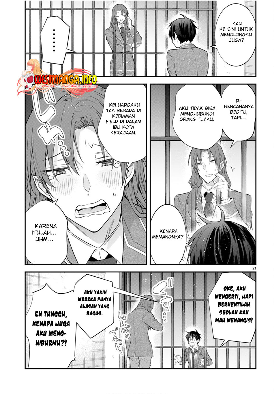 Otome Game Sekai wa Mob ni Kibishii Sekai Desu Chapter 48 Gambar 24
