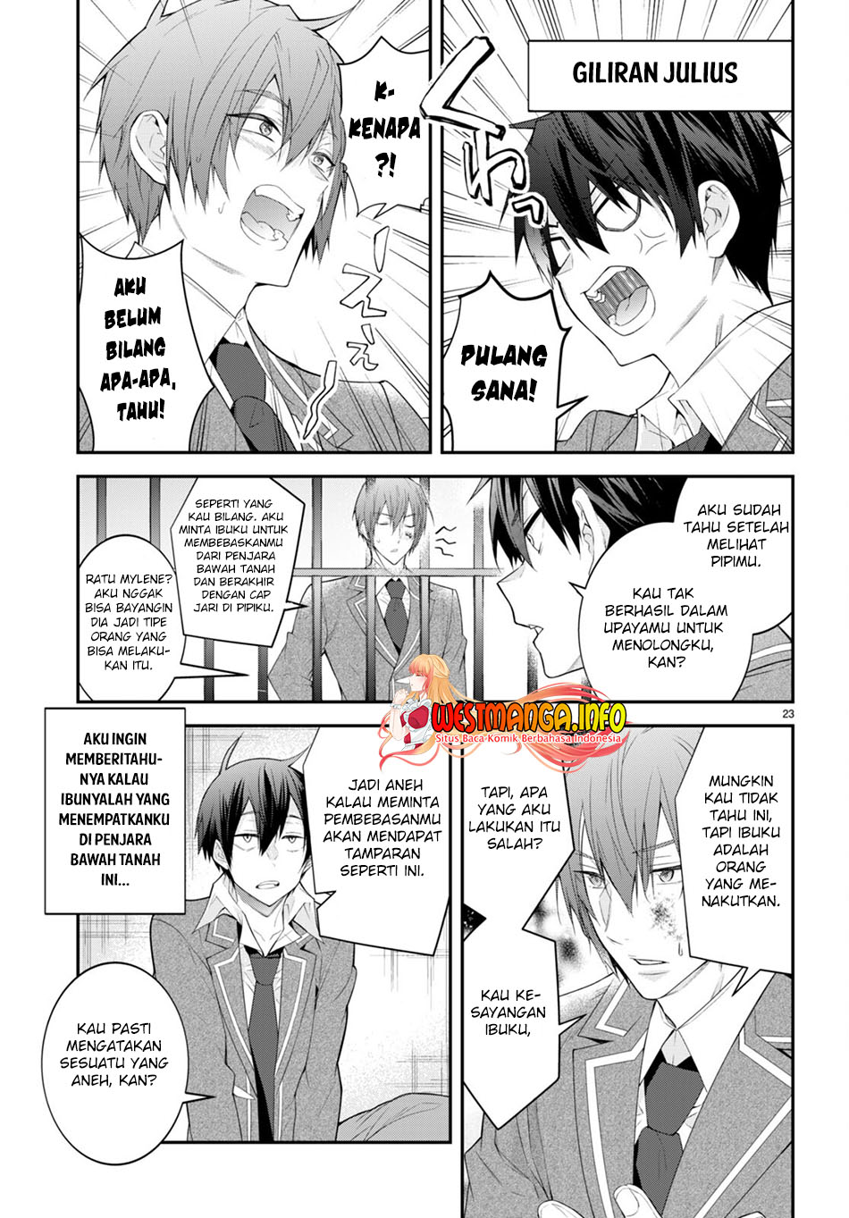 Otome Game Sekai wa Mob ni Kibishii Sekai Desu Chapter 48 Gambar 26