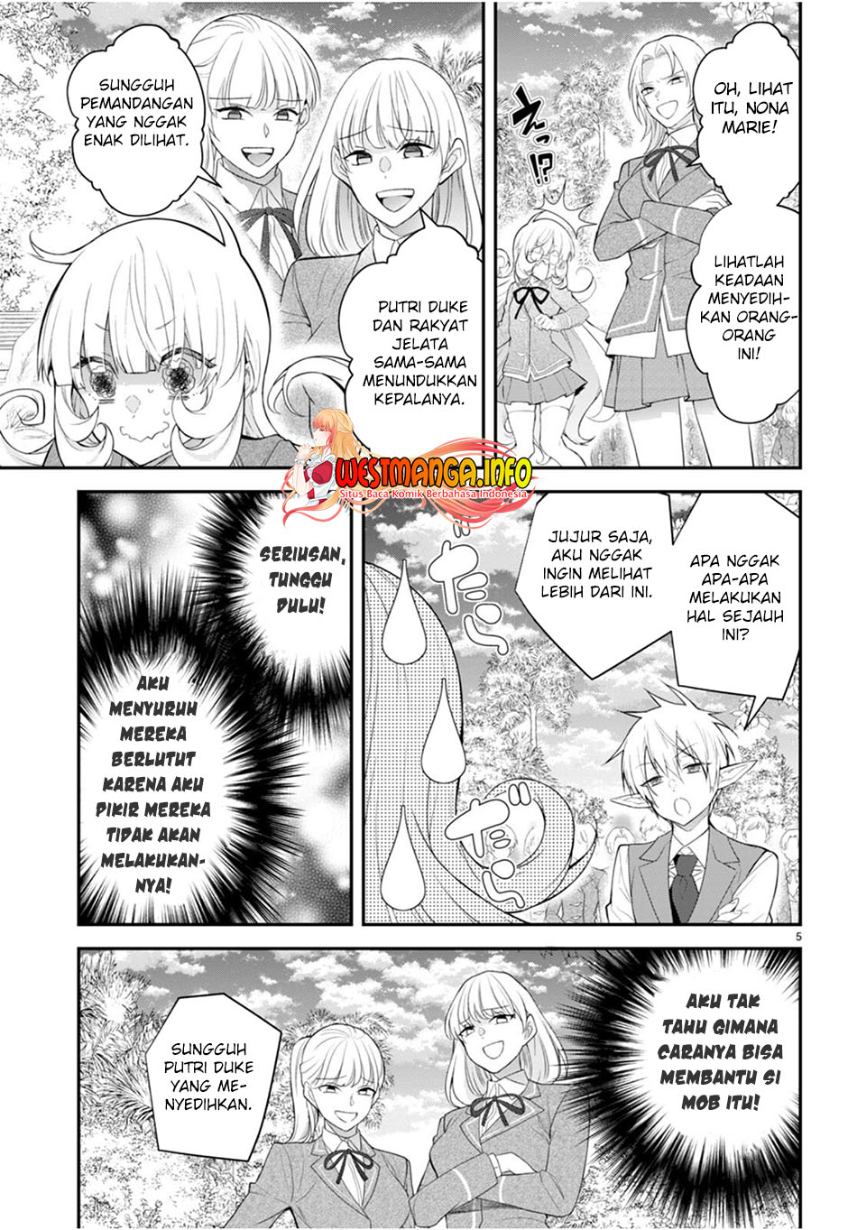 Otome Game Sekai wa Mob ni Kibishii Sekai Desu Chapter 48 Gambar 7