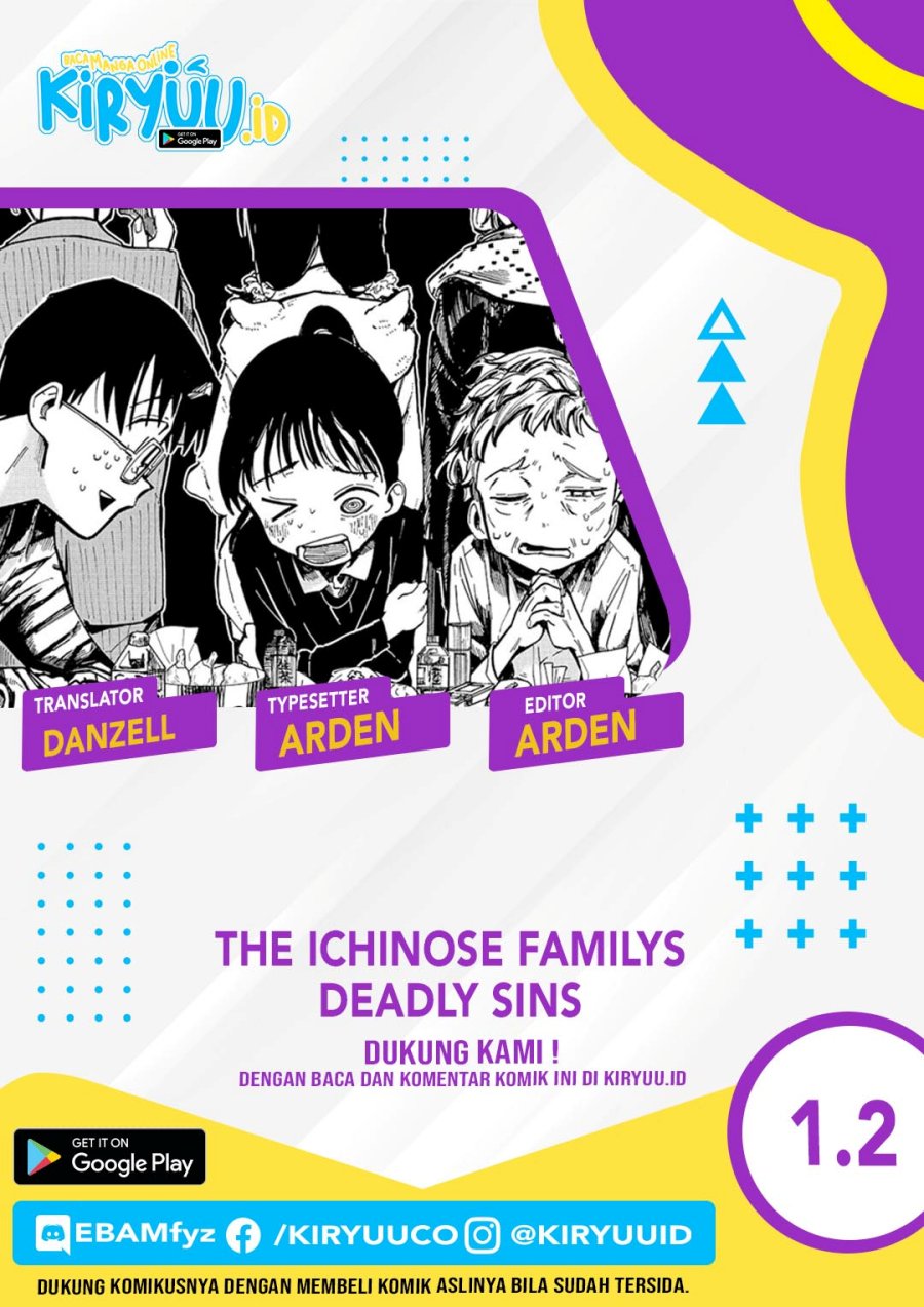 Baca Komik The Ichinose Family’s Deadly Sins Chapter 01.2 Gambar 1