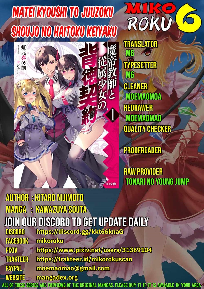 Baca Komik Matei Kyoushi to Juuzoku Shoujo no Haitoku Keiyaku Chapter 06.2 Gambar 1