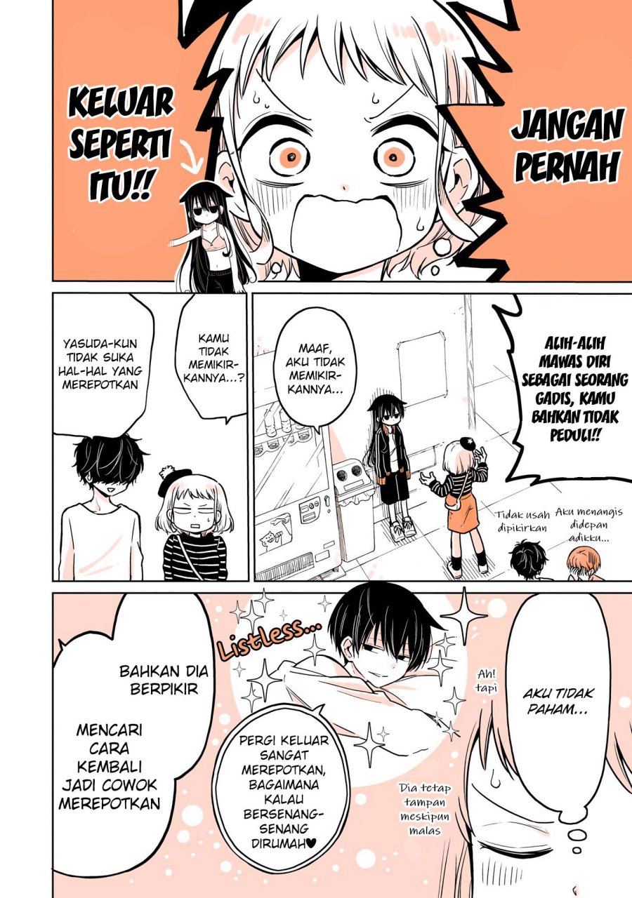 A Lazy Guy Woke Up as a Girl One Morning Chapter 06 Gambar 10