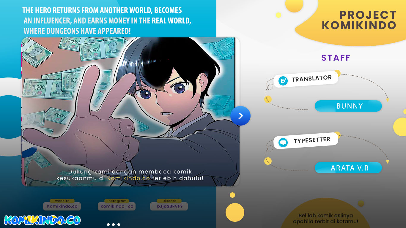 Baca Komik The Hero Returns From Another World Chapter 01.1 Gambar 1