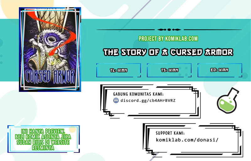 Komik The Story of a Cursed Armor Chapter 06 gambar nomor 1