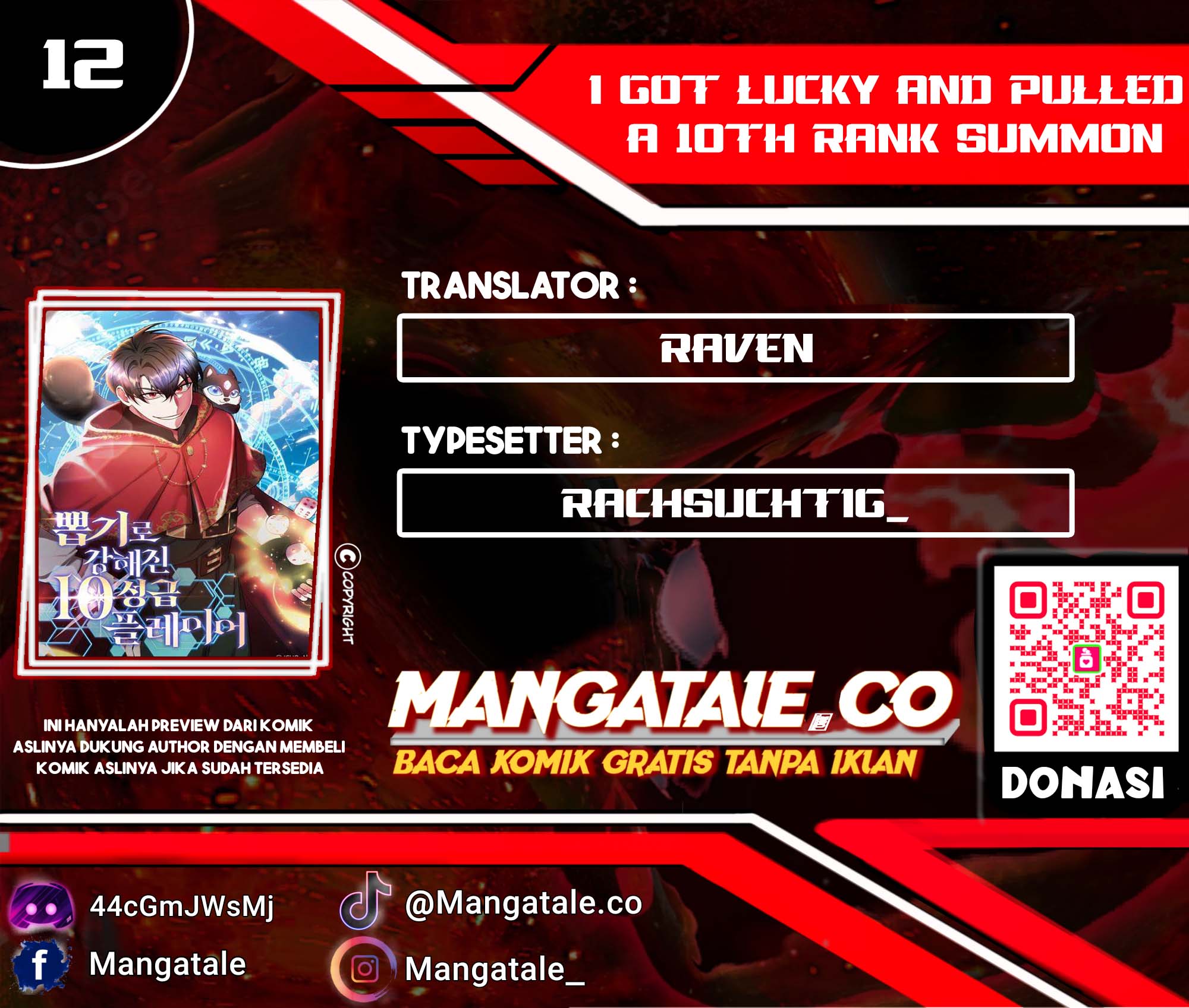Baca Komik I Got Lucky And Pulled A 10th Rank Summon Chapter 12 Gambar 1