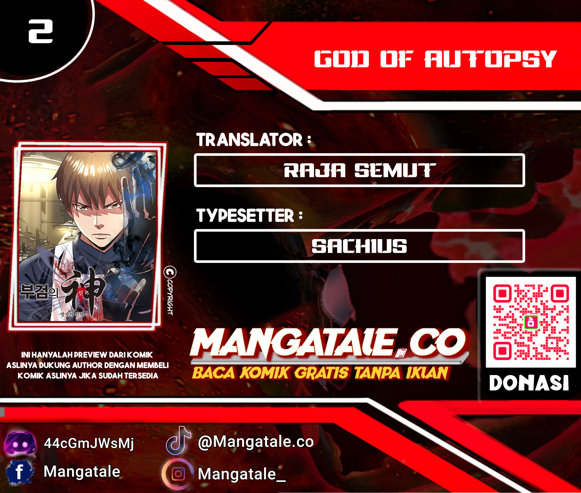 Baca Komik God of Autopsy Chapter 02 Gambar 1