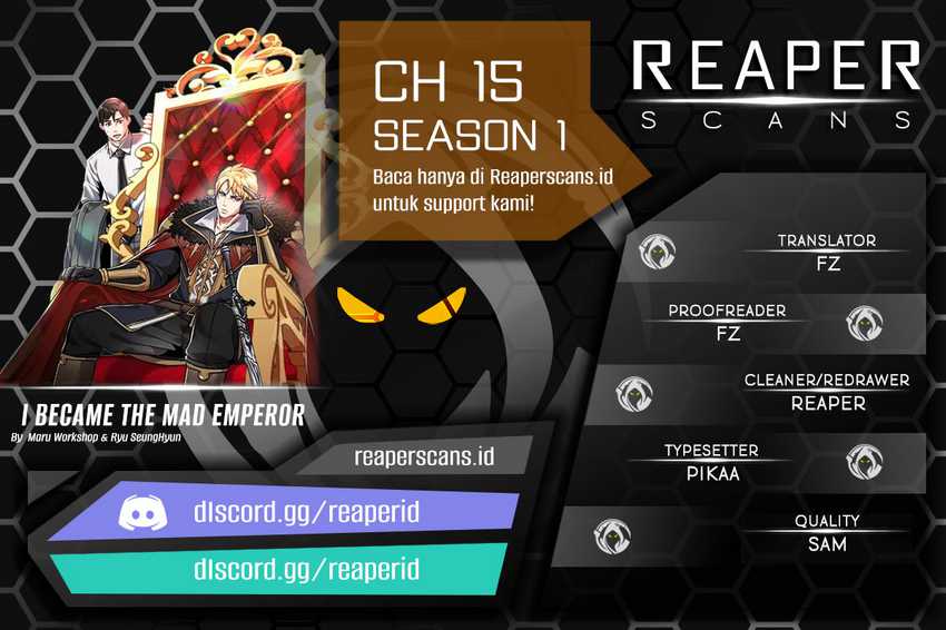 Baca Komik I Became the Mad Emperor Chapter 15 Gambar 1