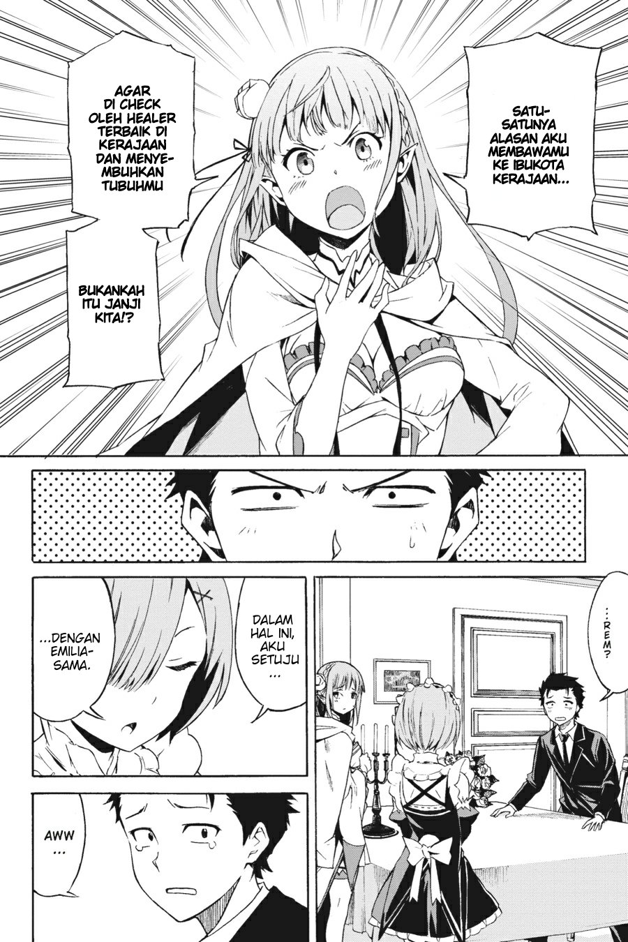 Baca Manga Re:Zero Kara Hajimeru Isekai Seikatsu – Daisanshou – Truth of Zero Chapter 03 Gambar 2