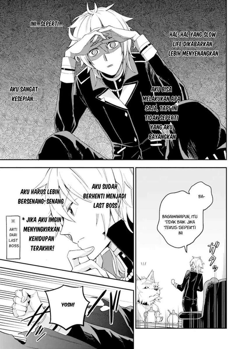 Baca Manga Last Boss, Yametemita ~Shujinkou ni Taosareta Furi Shite Jiyuu ni Ikitemita~ Chapter 02.2 Gambar 2