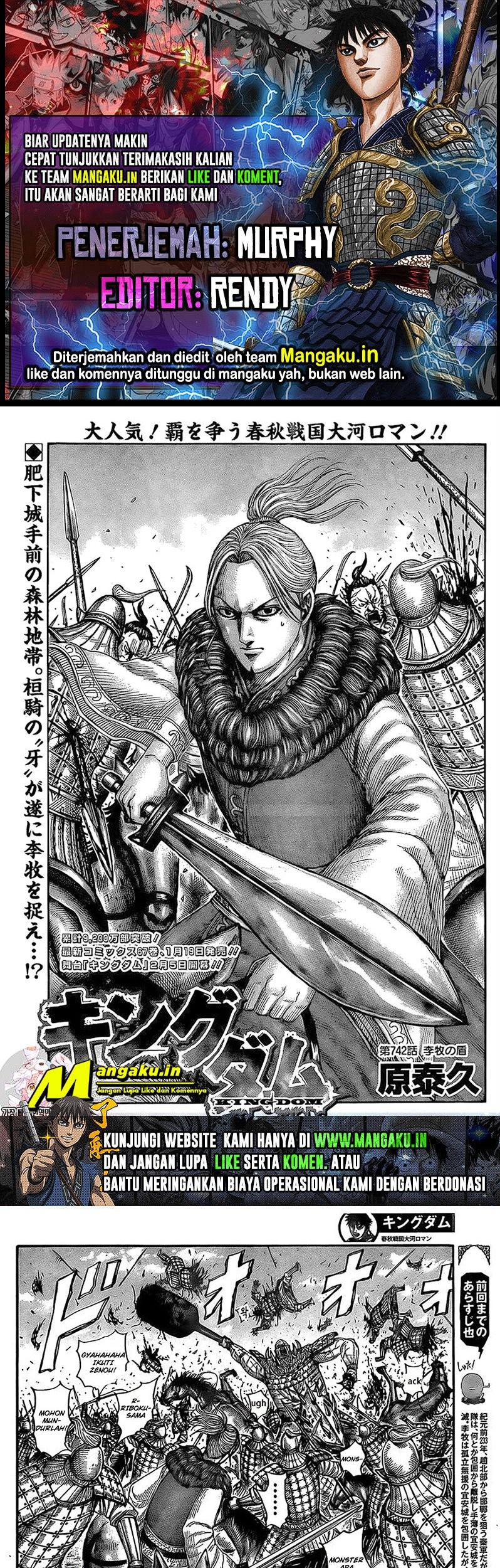 Baca Komik Kingdom Chapter 742 Gambar 1