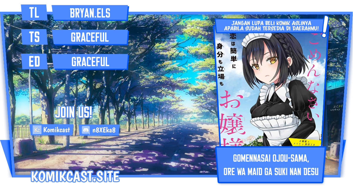 Komik Gomennasai Ojou-sama, Ore wa Maid ga Suki nan desu Chapter 11 gambar nomor 1