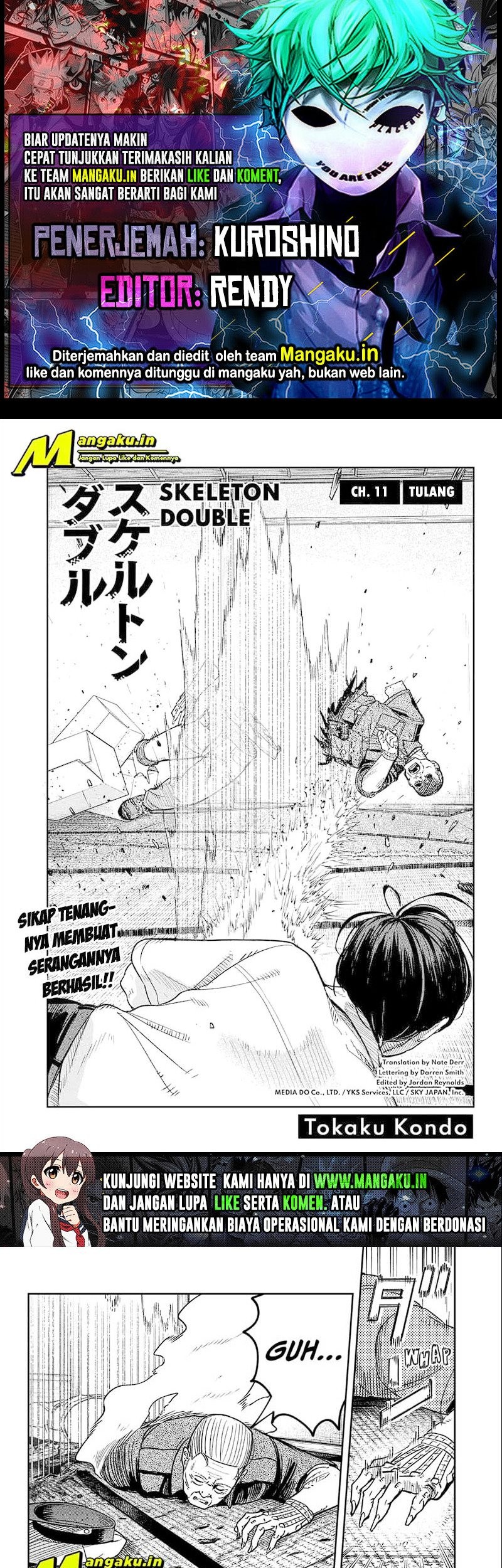 Baca Komik Skeleton Double Chapter 11 Gambar 1