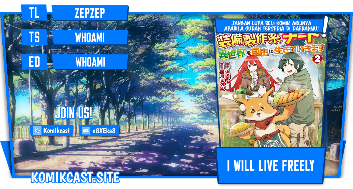 Baca Komik I will Live Freely in Another World with Equipment Manufacturing Cheat Chapter 20.2 Gambar 1