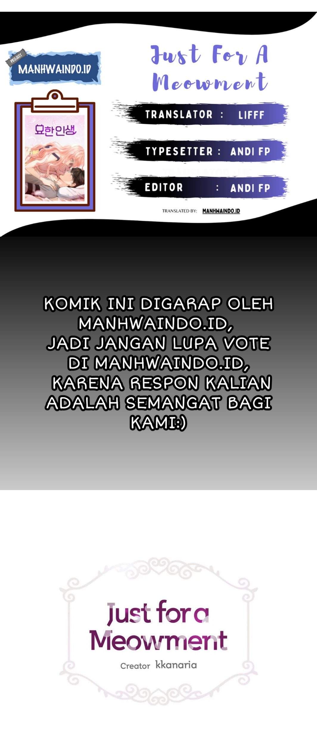 Baca Komik Just for a Meowment Chapter 33 Gambar 1