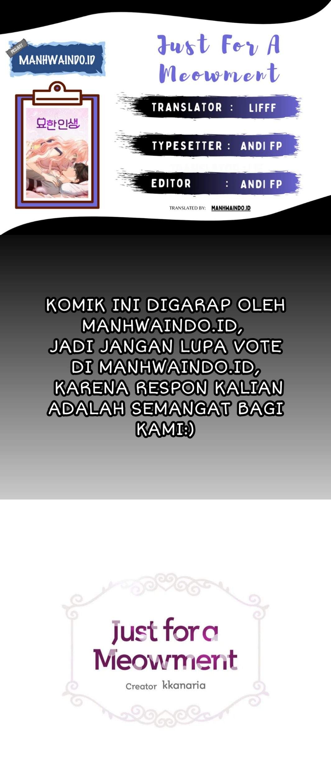 Baca Komik Just for a Meowment Chapter 31 Gambar 1