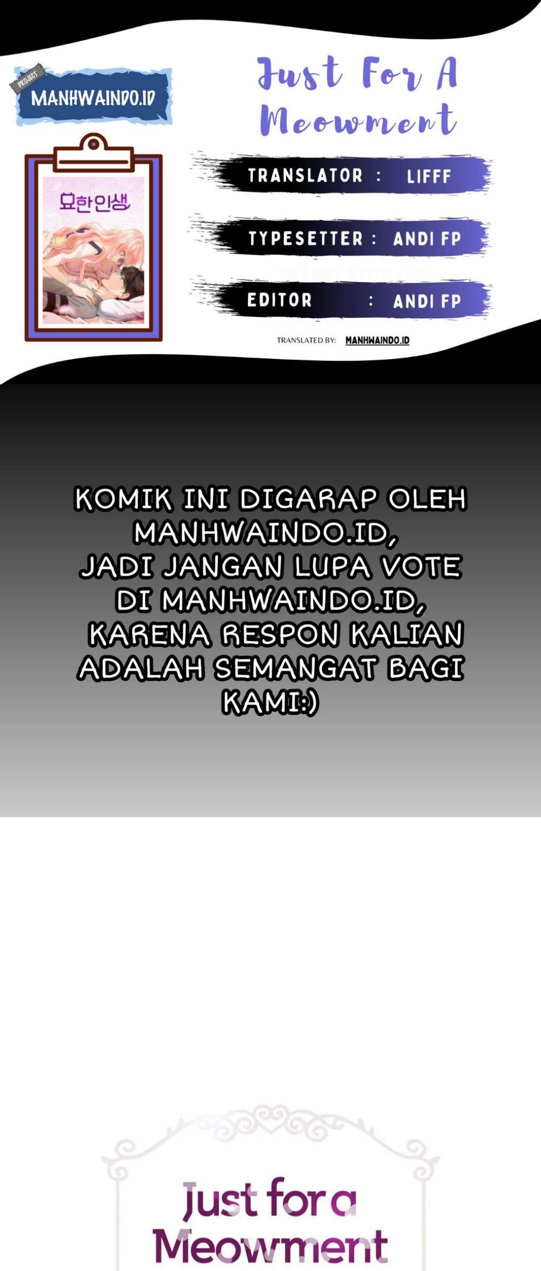 Baca Komik Just for a Meowment Chapter 28 Gambar 1