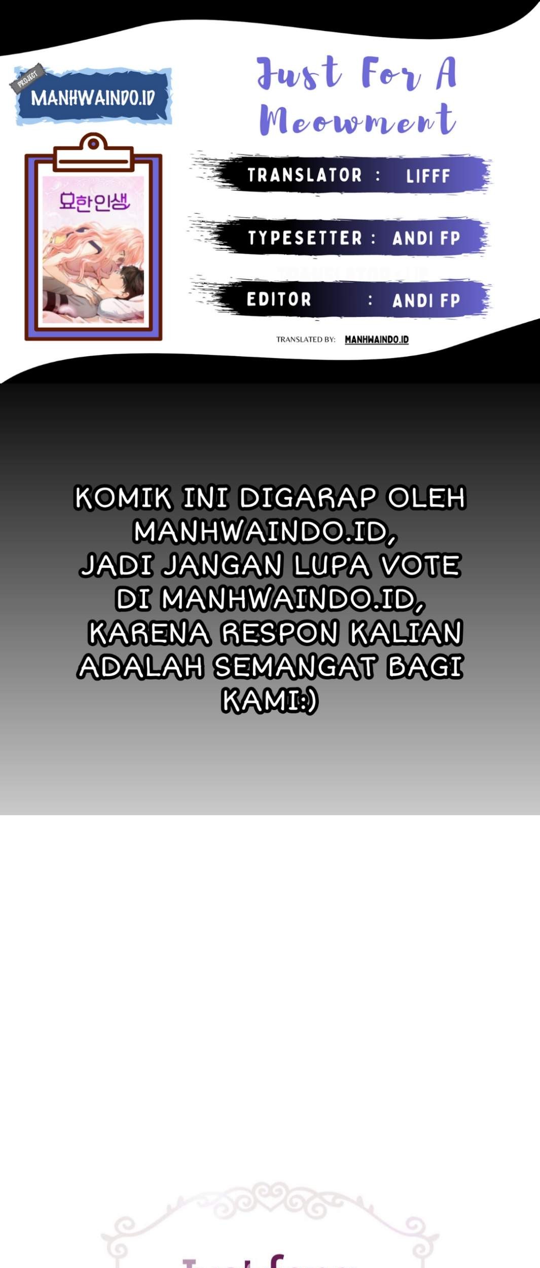 Baca Komik Just for a Meowment Chapter 26 Gambar 1