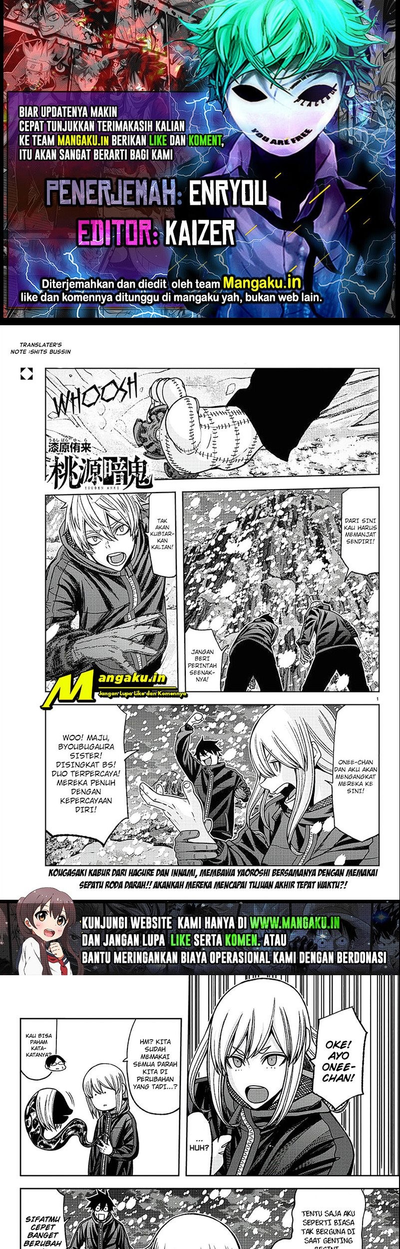 Baca Komik Tougen Anki Chapter 88 Gambar 1