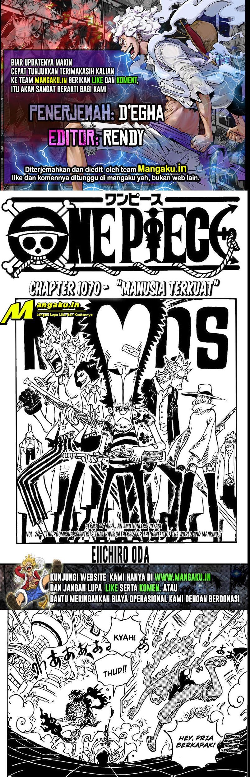 Baca Komik One Piece Chapter 1070 Gambar 1