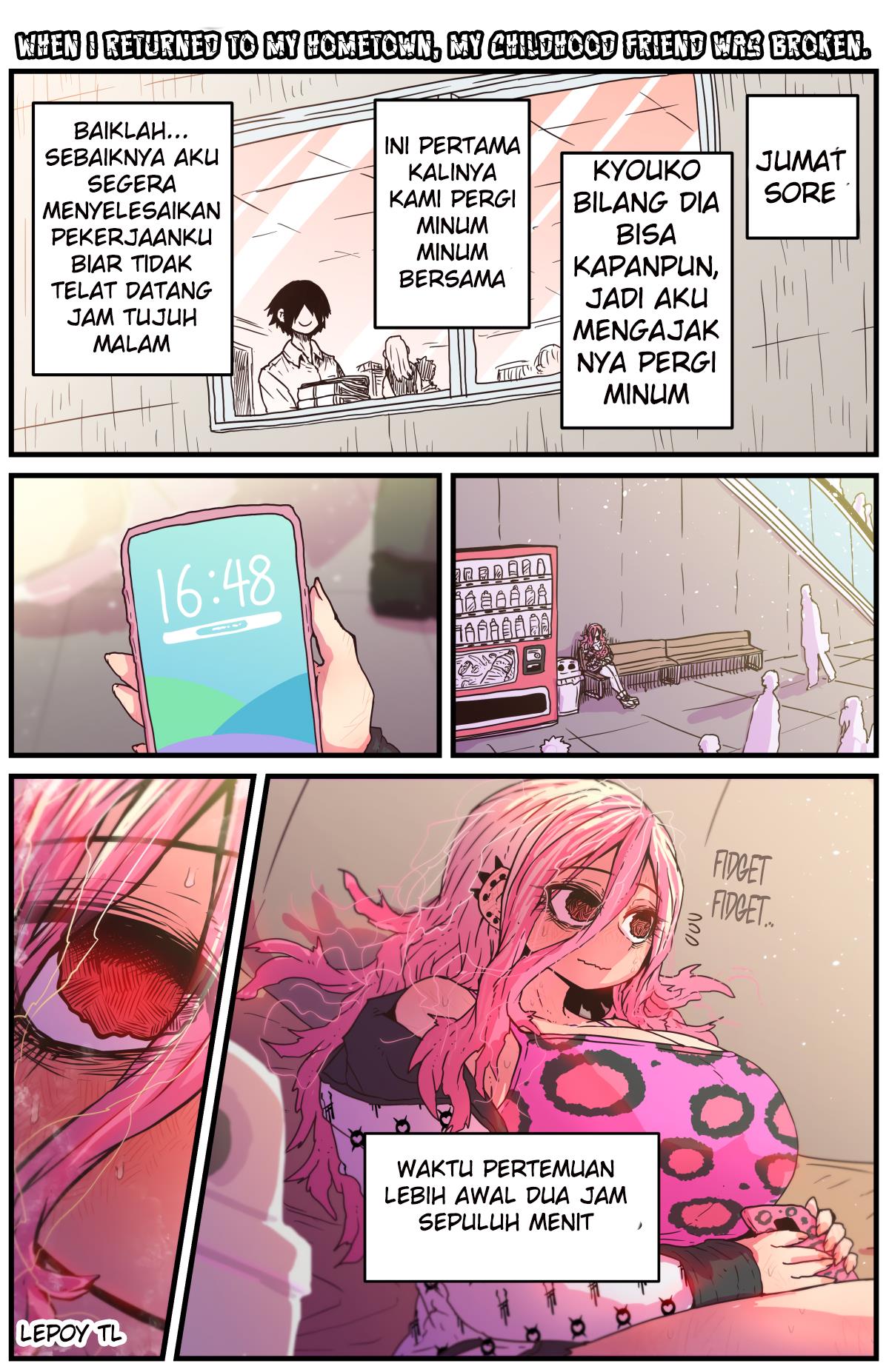 Baca Manga Jimoto ni Kaettekitara Osananajimi ga Kowareteta Chapter 11 Gambar 2