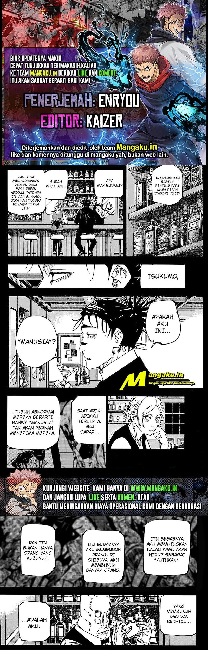 Baca Komik Jujutsu Kaisen Chapter 208 Gambar 1