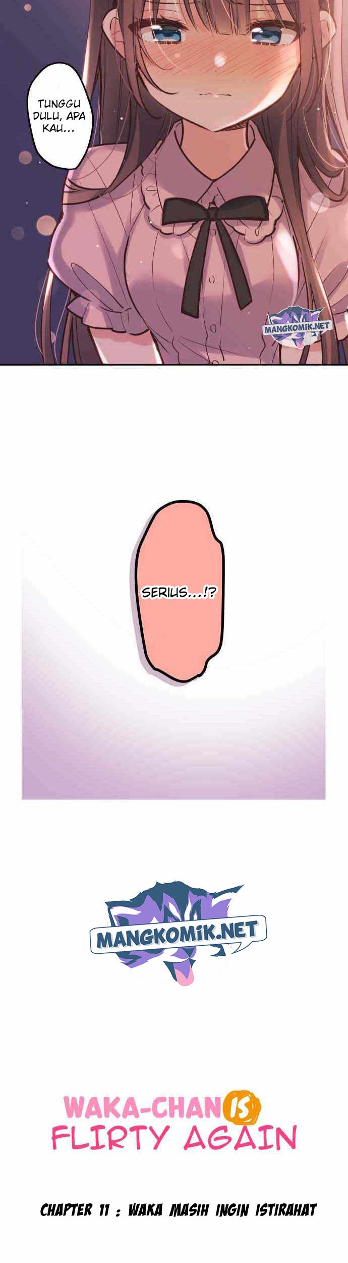 Waka-chan Is Flirty Again Chapter 11 Gambar 3